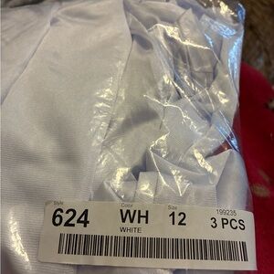 White Women's Panties - 3 Pack. National women’s nylon panties with 100% Cotton